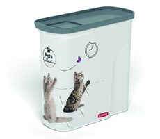 Curver Futterbehälter - Katzenmuster 2l