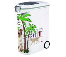 Curver Futterbehälter - Hundemuster 54l/20kg