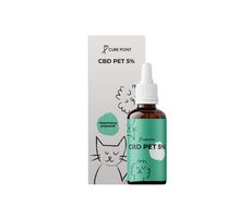 Cure Point CBD PET 5 % Öl für Hunde 10 ml / geschmacksneutral 