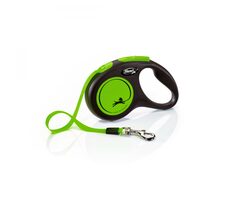 Flexi New Neon S 5m/15kg grün / Leine