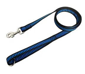 Huhubamboo Gurtleine Blau / Hundeleine / 150cm 