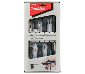 Makita E-13524 Schraubendreher-Set 6-teilig / PH1/PH2/PZ1/PZ2/SL4/SL5,5