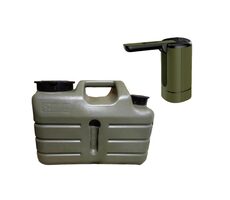 Holdcarp Set Kanister+automatischer Wasserhahn SMART Wiederaufladbarer Wasserhahn+Cubic Water Carrier 11l