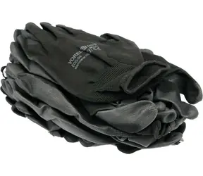 TOYA Arbeitshandschuhe PU/PE Größe 10 (12 Paar) schwarz
