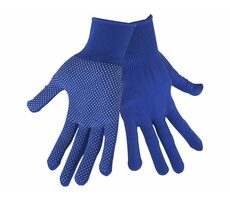 Extol-CRAFT Polyester-Handschuhe mit PVC-Handflächenzielen - Größe 10" 