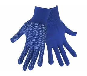 Extol-CRAFT Polyester-Handschuhe mit PVC-Handflächenzielen - Größe 10" 