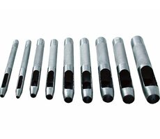 Extol-CRAFT Lederstanzer-Set 9-teilig / 2-3-4-5-6-7-8-9-10 mm 
