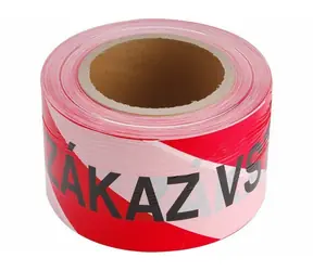 Extol-CRAFT Warnband rot-weiß EINTRITT VERBOTEN | 75mm x 250m / PE 