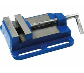 Extol-CRAFT Schraubstock für einen Bohrer mit Backen 22/Breite 100 mm 