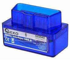 GEKO Autodiagnostics ELM 327 Bluetooth blau / Android 