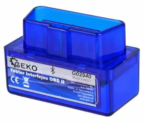 GEKO Autodiagnostics ELM 327 Bluetooth blau / Android 