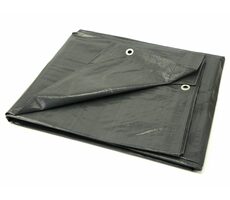 GEKO Plane PP/PE wasserdicht extra dick grau 5x6 m