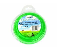 GEKO Mähfaden grün verstärkt 3,0mm 30m / Sternprofil / Nylon 