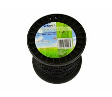 GEKO Rasenmäherschnur 2,4 mm 100 m / Wellenprofil / Nylon