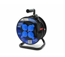 GEKO Verlängerungskabel 3x1,5mm2 | 4 Schubladen | Trommel | IP44 | 25 m