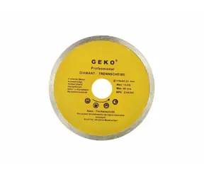 GEKO G00240 / Diamanttrennscheibe mit vollem Umfang / 115 x 8 x 22,2 mm