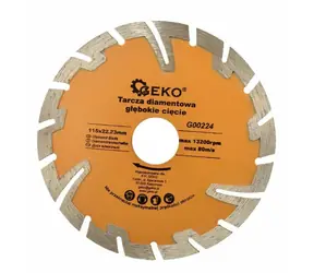 GEKO G00224 / Diamant-Segmenttrennscheibe / 115 x 8 x 22,2 mm