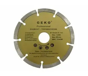 GEKO G00250 / Diamant-Segmenttrennscheibe / 115 x 8 x 22,2 mm