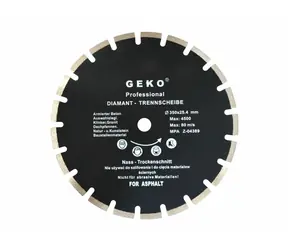 GEKO G00279 / Diamant-Segmenttrennscheibe / 350 x 10 x 25,4 mm