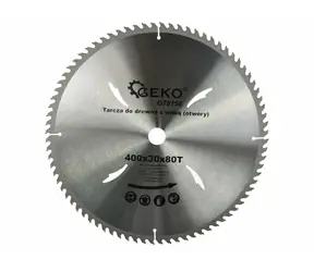 GEKO G78158 / Sägeblatt für Holz / 400 x 30 mm / 80T