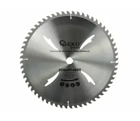 GEKO G78162 / Sägeblatt für Holz / 450 x 30 mm / 60T
