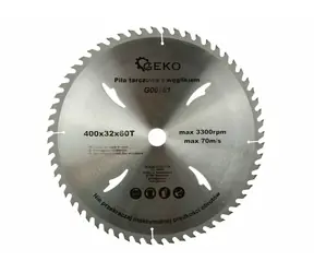 GEKO G00161 / Sägeblattvideo / 400 x 32 mm / 60T
