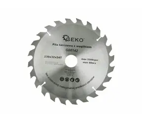 GEKO G00142 / Sägeblatt / 230 x 32 mm / 24T