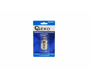 GEKO Pneumatik-Schnellkupplung Außengewinde mit Dichtung 1/4" Innengewinde 