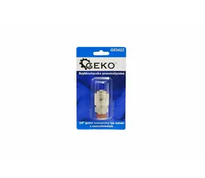 GEKO Pneumatik-Schnellkupplung Außengewinde mit Dichtung 3/8" Innengewinde 