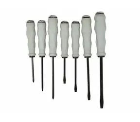 GEKO Schlagschrauber-Set 7-tlg. / 4X flach und 3x Kreuz / CrV 