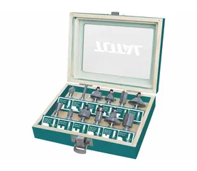 TOTAL-TOOLS Formfräser für Holz, Set  12 Stück