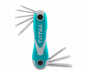 TOTAL-TOOLS Industrial -TORX-Schlüssel-Taschenset 8-tlg. / CrV