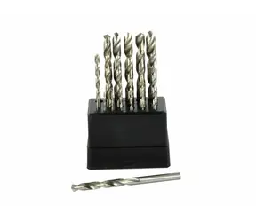GEKO Satz Bohrer für Metall 1-10 mm x 0,5 mm 19 Stück / HSS