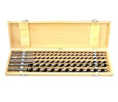 GEKO Serpentinenbohrer für Holz 6 Stück / Holzkassette / 460 mm / 6-18 mm
