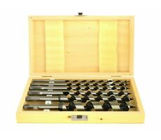 GEKO Serpentinenbohrer für Holz 6 Stück 6-25 mm Länge 230 mm / Holzkassette