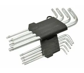 GEKO Winkelschlüssel TORX T10-T50 190mm Satz  9 Stk