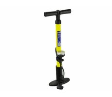 GEKO Handpumpe mit Manometer - 35 x 500 mm Kunststoffgehäuse 