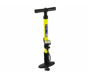 GEKO Handpumpe mit Manometer - 35 x 500 mm Kunststoffgehäuse 