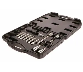 GEKO 1/2" Sechskant- und Sternbitsatz für Lichtmaschine 22-tlg 