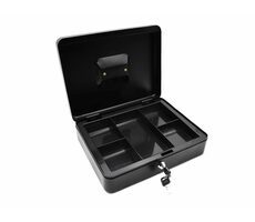 GEKO Spardose mit Kunststofffeile + 2 Schlüsseln - 300x240x90mm 