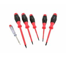 GEKO Isolierte Schraubendreher + Tester-Set  6-tlg 