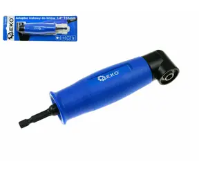 GEKO Winkelbit für Schraubendreher und Bohrer 155 mm / 1/4 Zoll / 90° 
