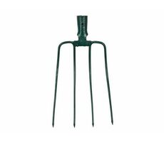 GEKO Gartenheugabel 4 Klingen Länge 300 mm 