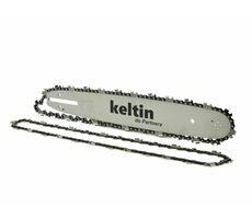 GEKO Führungsschiene für Kettensägen und 2 Ketten 14" 3/8" 1,3mm 52z 