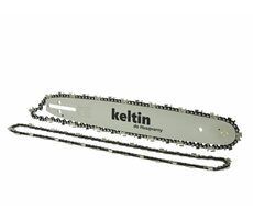 GEKO Führungsschiene für Kettensägen und 2 Ketten 15" 0,325" 1,5mm 64z 