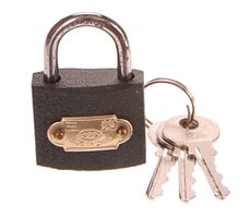 GEKO Vorhängeschloss 32mm 3 Schlüssel 