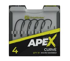 RidgeMonkey Ape-X Curve Widerhaken, Größe 4, 10 Stück