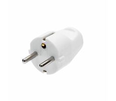 Solight P57 Stecker gerade weiß / IP20
