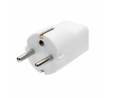 Solight P58 Stecker gerade weiß / IP20