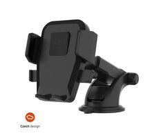 FIXED Iconiq XXL Universal-Autohalterung mit langem Saugnapf für Glas oder Armaturenbrett schwarz